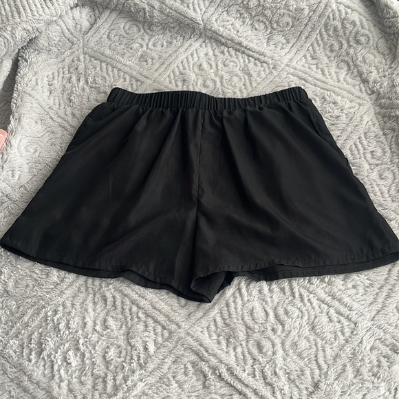MOSSIMO TARGET Y2K Women's Black and Tan trouser Short set M minimalist capsule - Picture 11 of 11